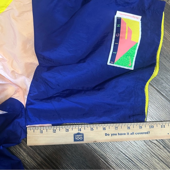 Nike FLIGHT series retro Colorblock swim trunks MENS L fully lined shorts - Picture 7 of 9